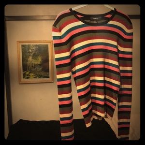 Forever 21 Multi Color Striped Sweater